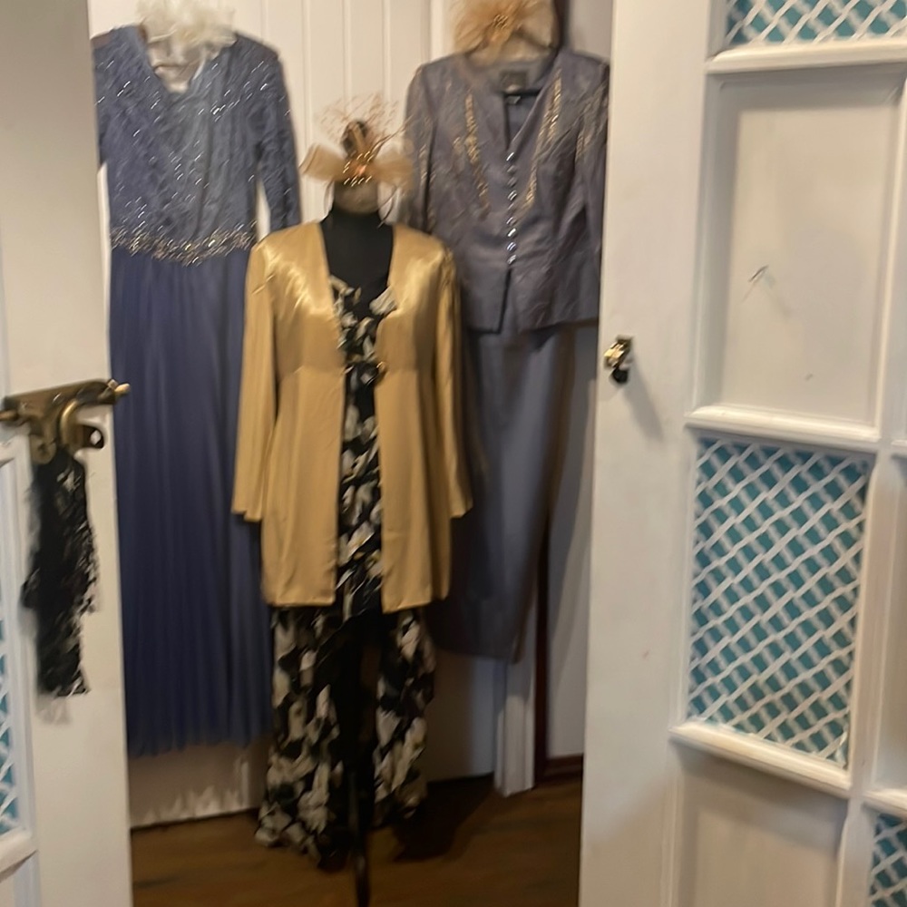 3 evening dresses